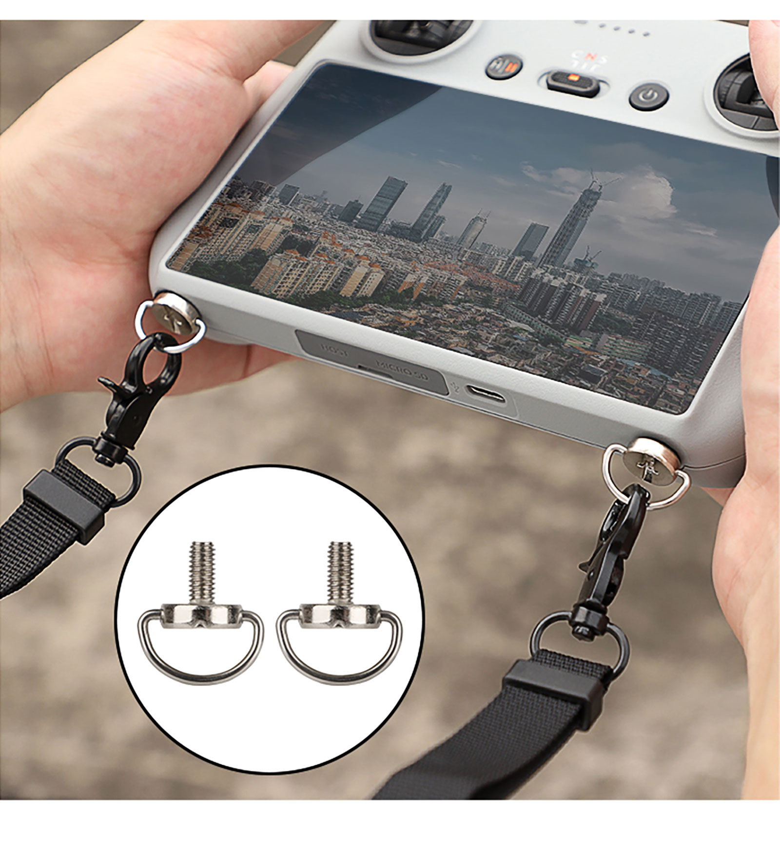 Drone Rc Controller Belt - Lanyard Neck Strap For DJI RC/DJI