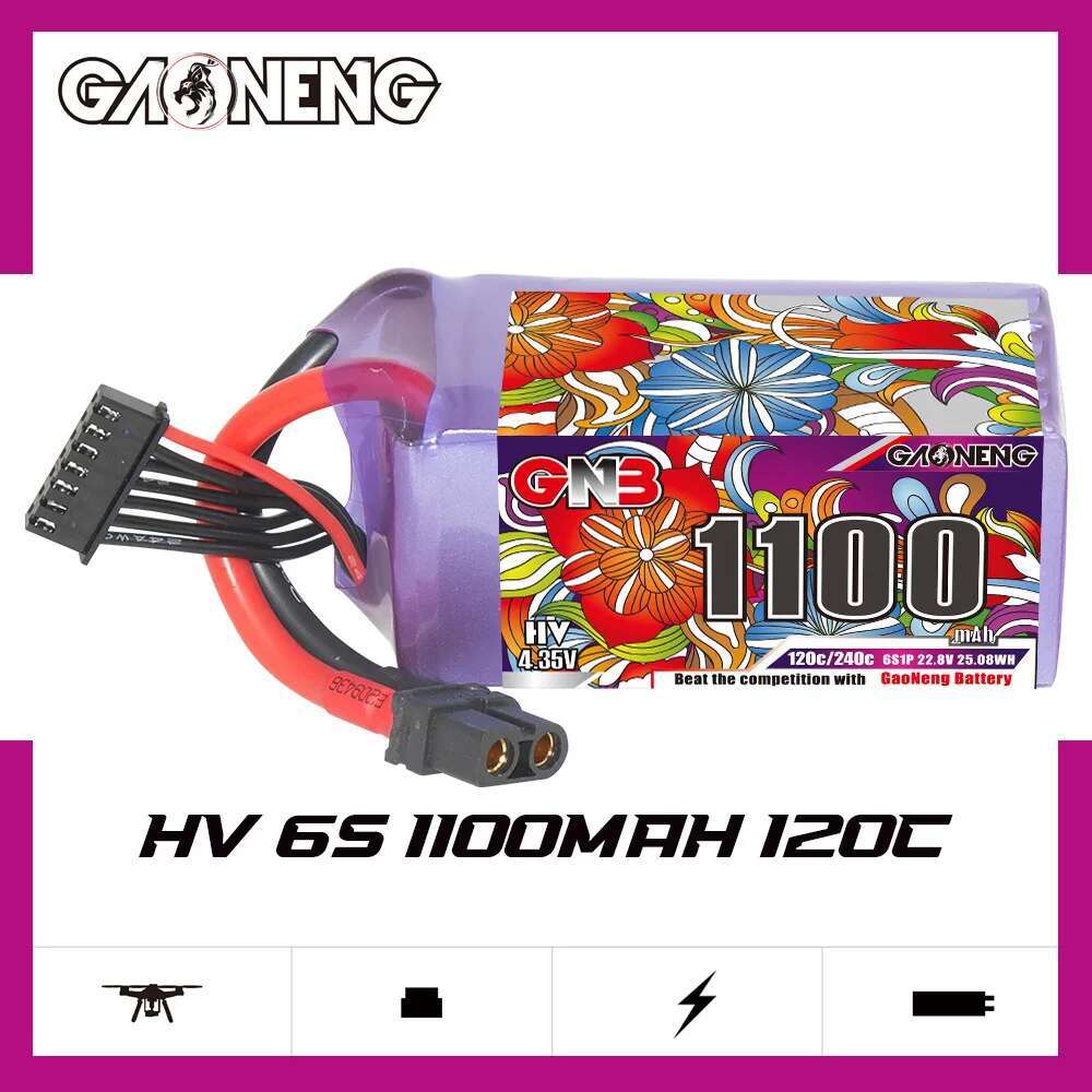 2Pcs GNB 6S Lipo Battery 22.8V - Drone Lipo Battery ulasan dan harga
