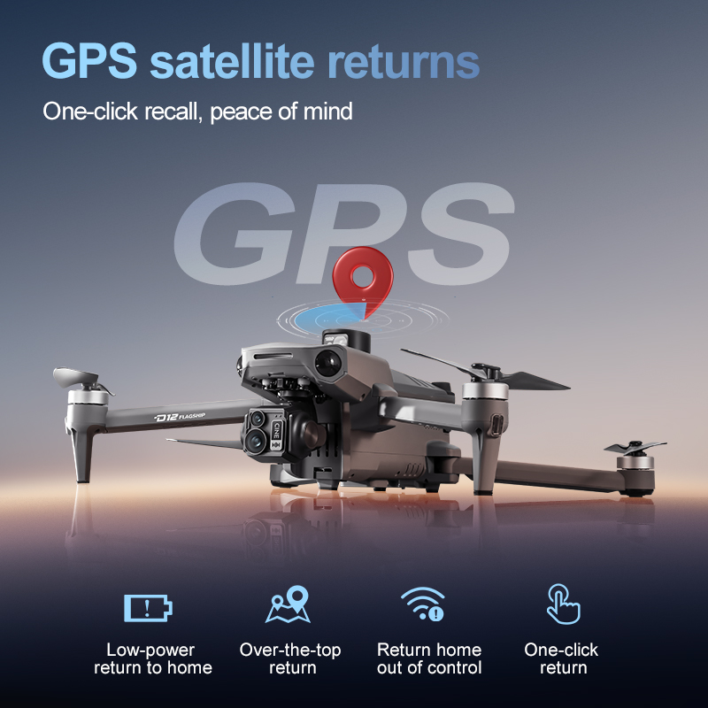 D12 Professional GPS Drones 8K - Drone Aircraft Jjrc ulasan dan harga