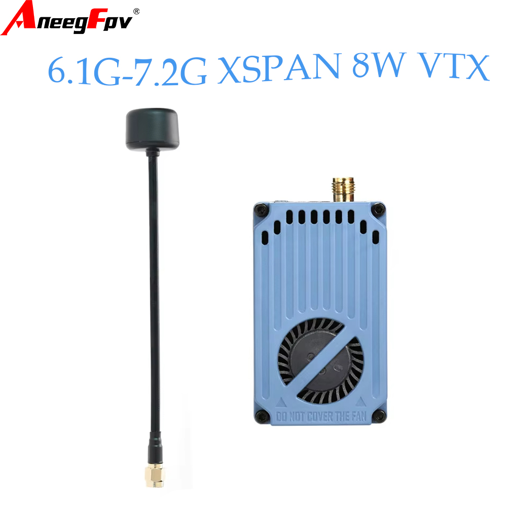 RUSHFPV 6.1‑7.2G 8W X61728 VTX - Rc Transmitter Drone ulasan dan harga