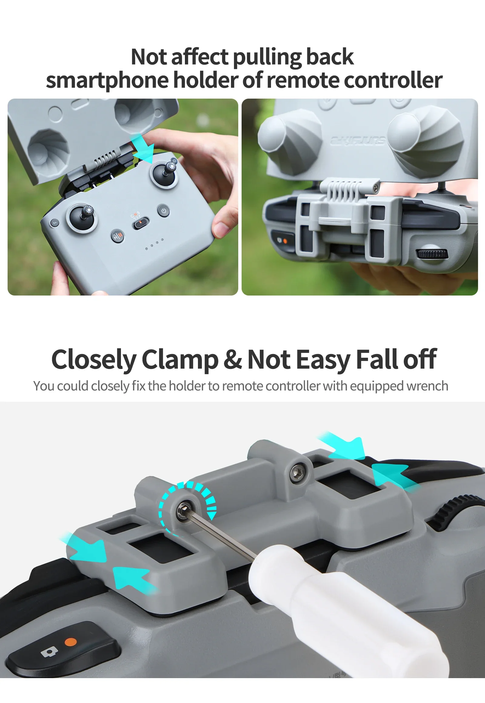 2 in 1 Controller Protector Su - Drone Dji Rc 3 ulasan dan harga