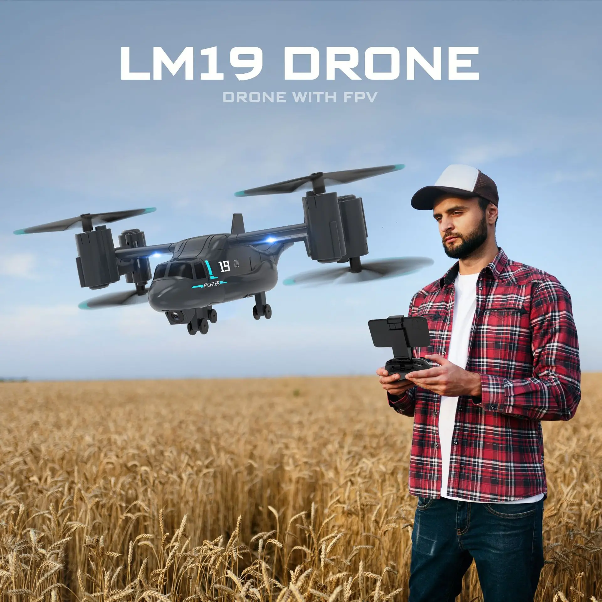 LM19 Remote Control Helicopter - Drone Rc Jet ulasan dan harga