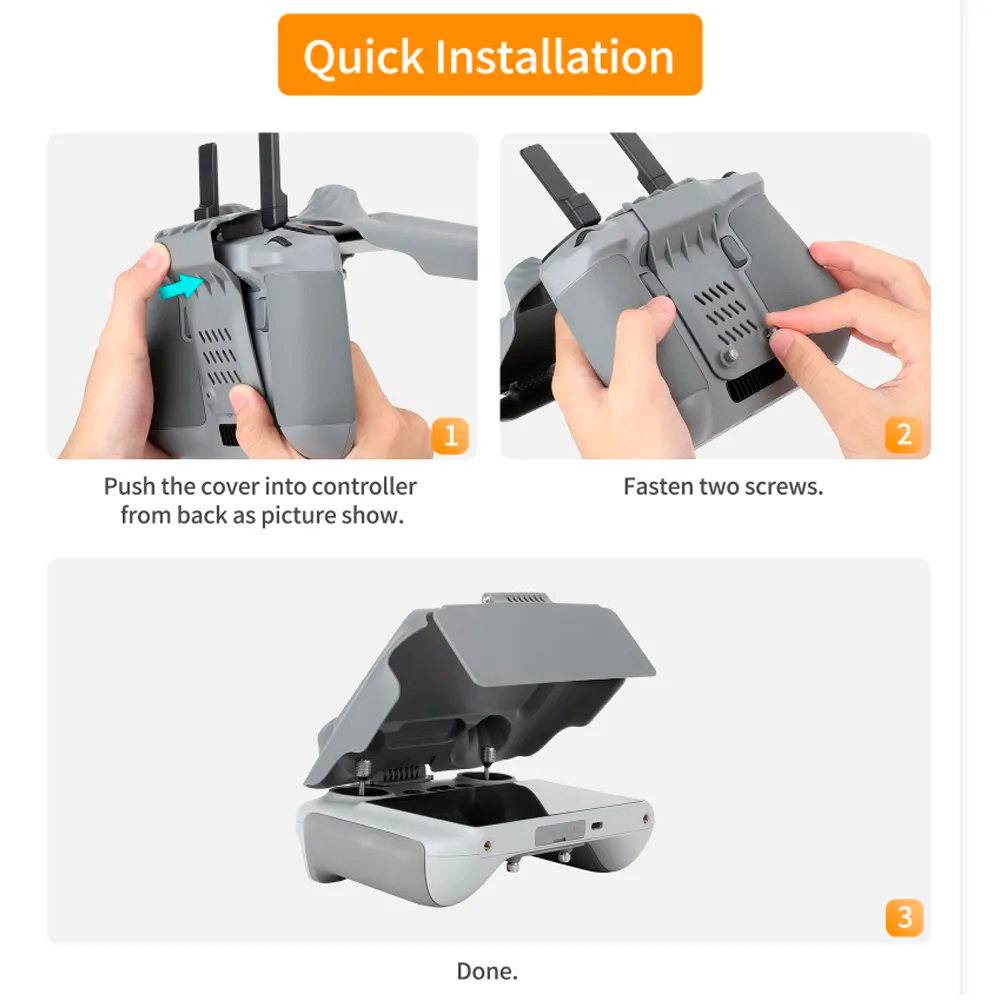 Screen Protector Shell For DJI - Drone Dji Rc 3 ulasan dan harga