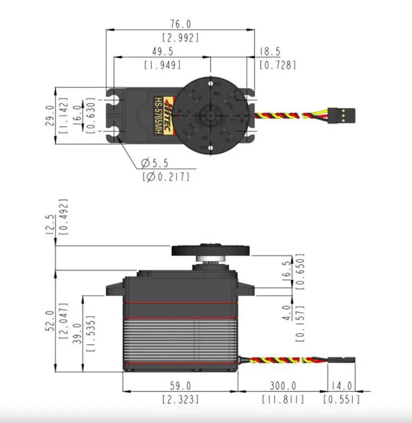 HS-5765MH High Voltage Program - Rc Transmitter ulasan dan harga