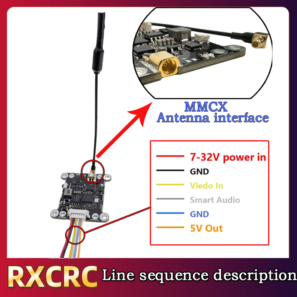 RXCRC 5.8G Module 48CH 1.6W VT - Rc Transmitter ulasan dan harga