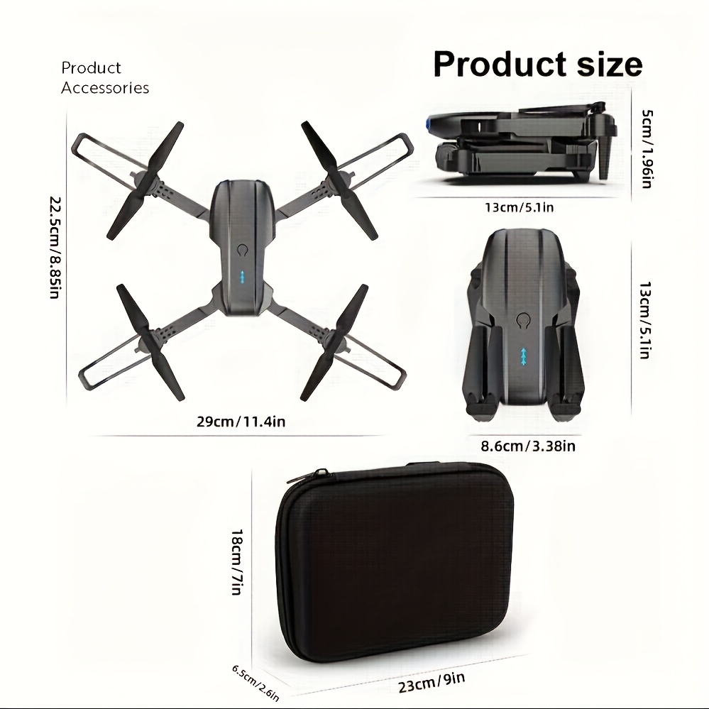 E99 Foldable RC Drone with Dua - Drone Rc E99 ulasan dan harga