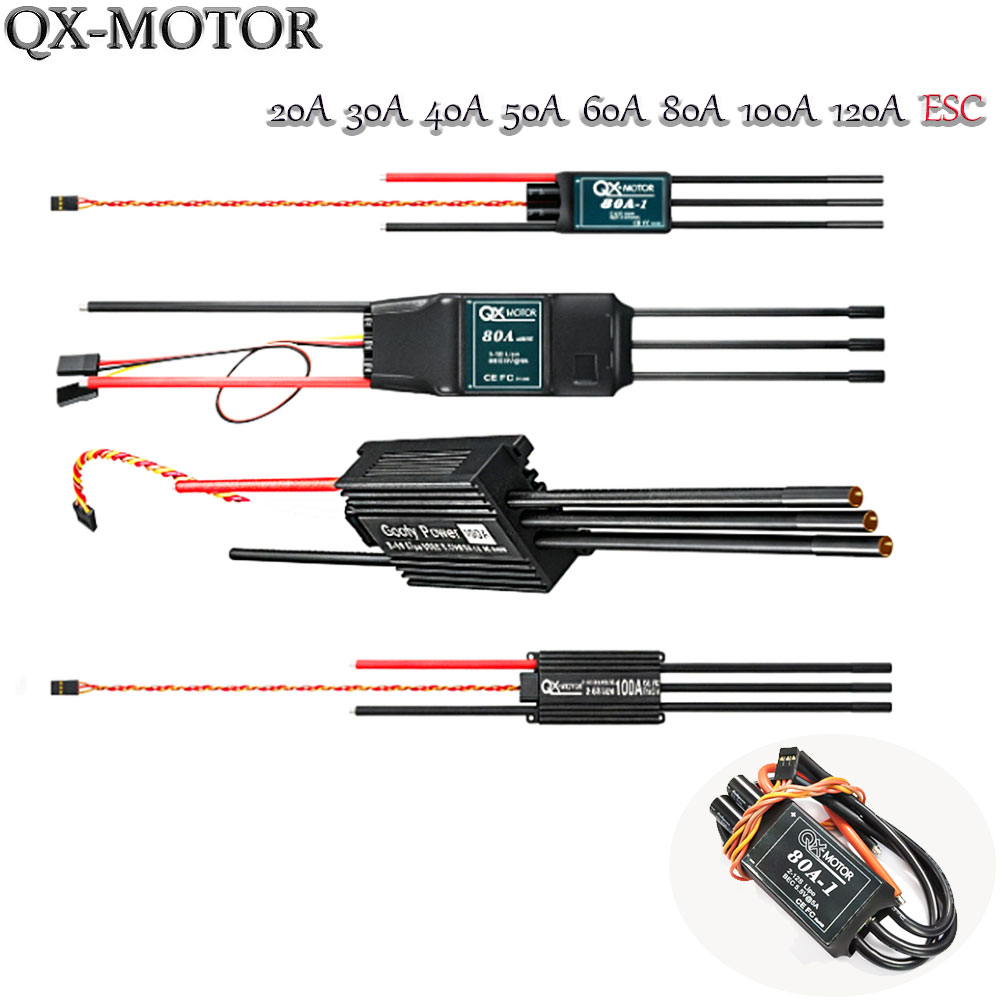 20A-120A Brushless ESC Speed C - Drone Rc Jet ulasan dan harga