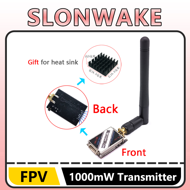 SLONWAKE  5.8G 48CH 1W VTX 100 - Rc Transmitter Drone ulasan dan harga