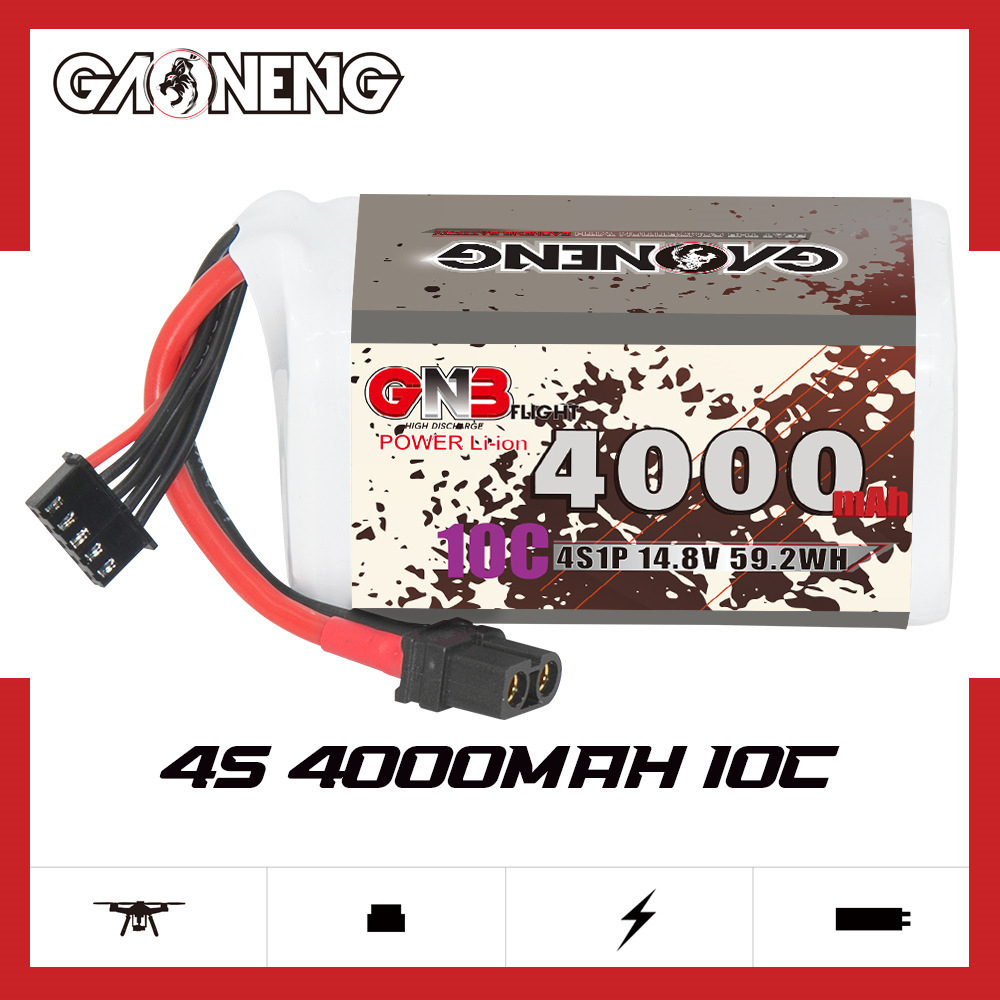 GNB 4000mAh 4S 14.8V 10C 20C W - Drone Lipo Battery ulasan dan harga