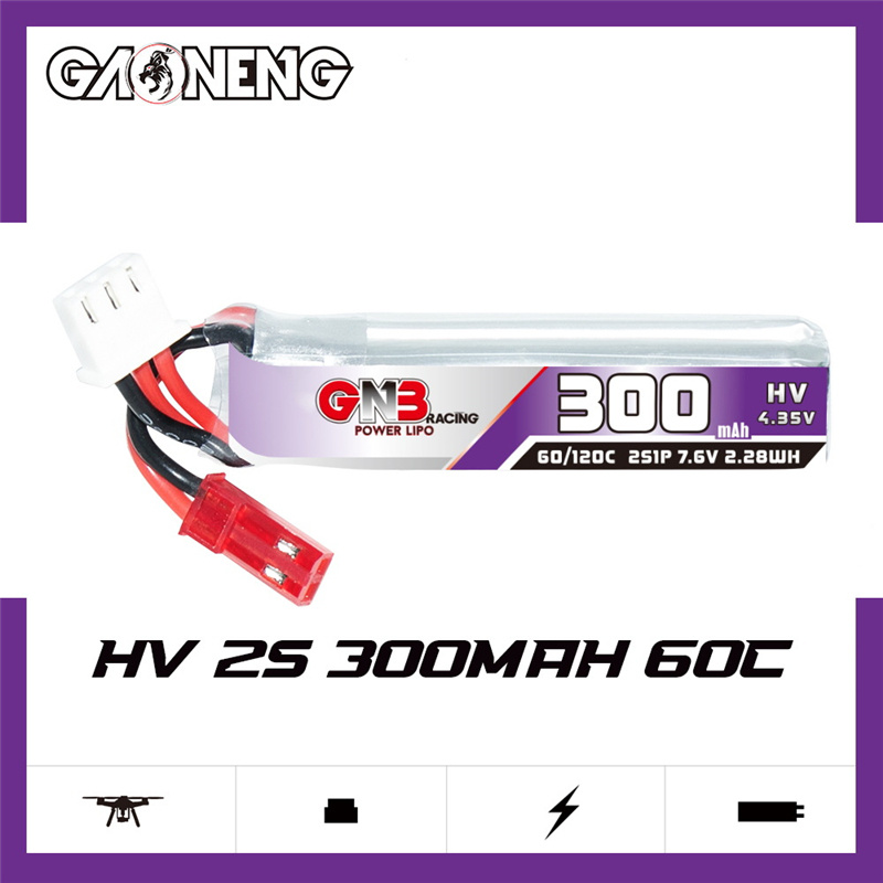 GAONENG GNB 2S 7.6V 300mAh 60C - Drone Lipo Battery ulasan dan harga